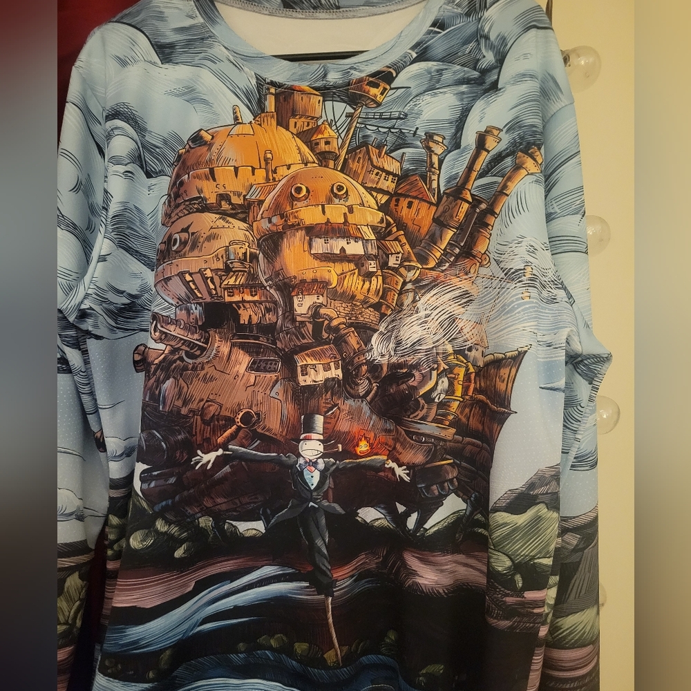 Howl's Moving Castle Long Sleeved Shirt